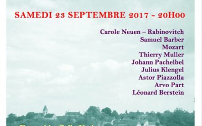 Samedi 23 septembre 2017 – Concert à l’église