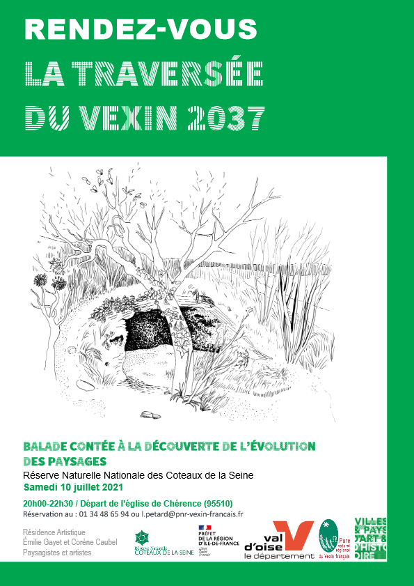 Visite sur la réserve des Coteaux de la Seine Cherence