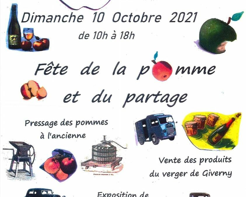 Dimanche 10 octobre 2021 – Fête de la pomme et du partage